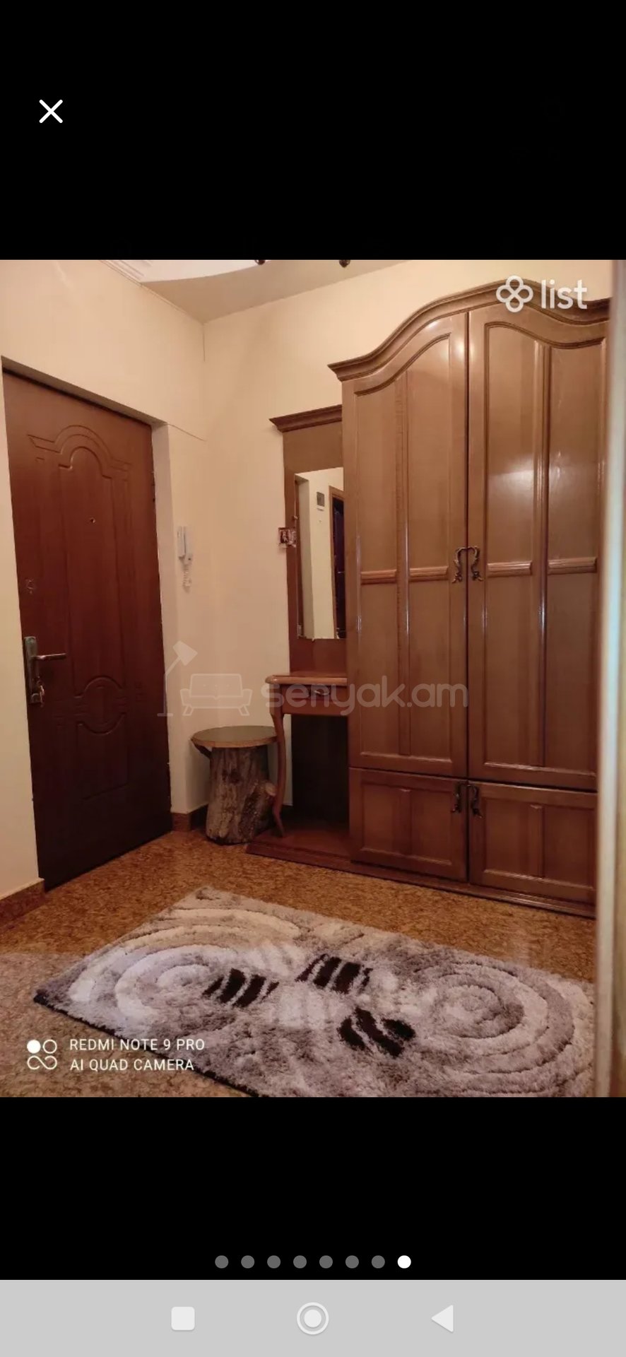 2 Սենյականոց Բնակարան, 48քմ, 5/9 հարկ, Կոսմետիկ Վերանորոգված, Կահավորված