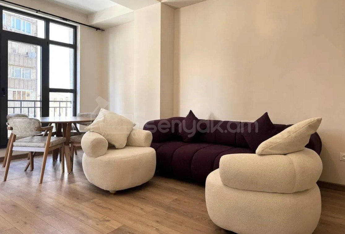 2 Սենյականոց Բնակարան Նորակառույցում, 51քմ, 4/19 հարկ, Կապիտալ Վերանորոգված