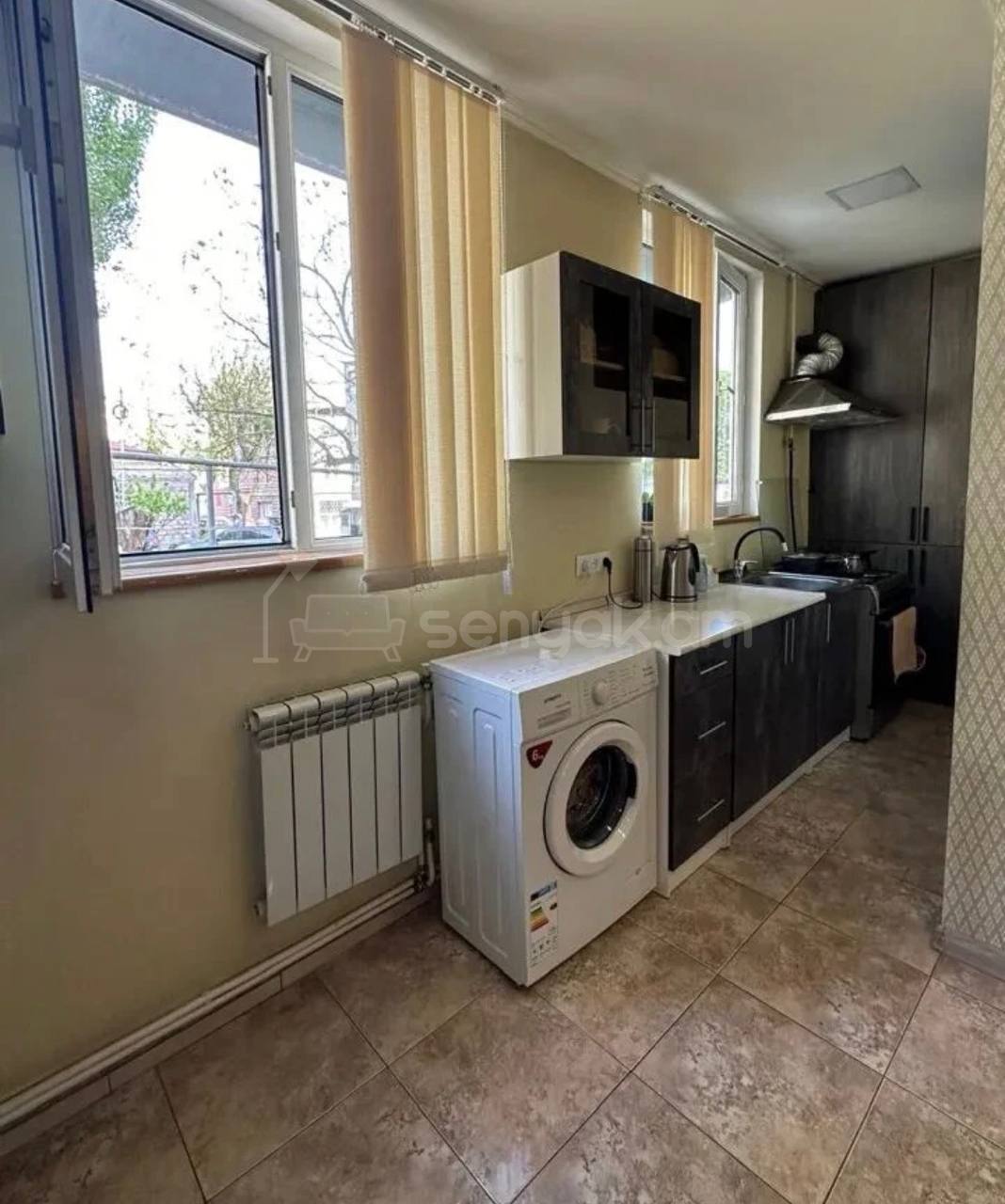 2 Սենյականոց Բնակարան, 55քմ, 1/9 հարկ, Կապիտալ Վերանորոգված, Կահավորված