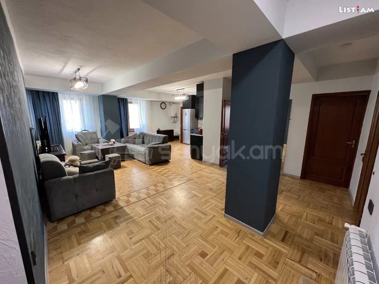 3 Սենյականոց Բնակարան, 82քմ, 6/14 հարկ, Նորմալ Վիճակում