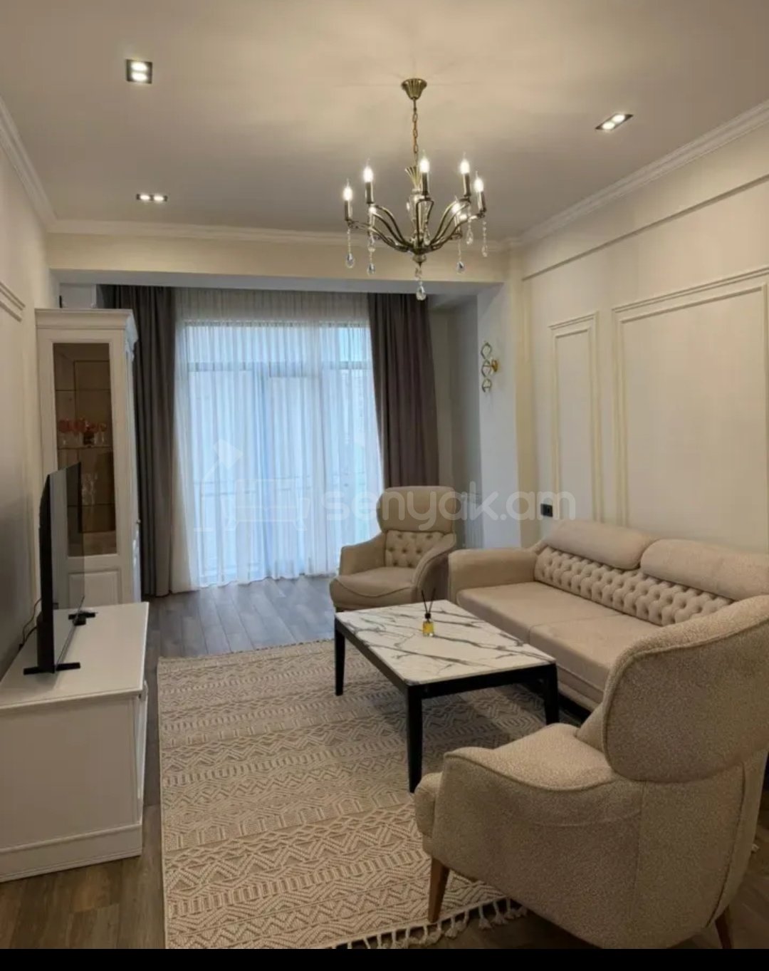 4 Սենյականոց Բնակարան Նորակառույցում, 105քմ, 4/16 հարկ, Կապիտալ Վերանորոգված, Կահավորված