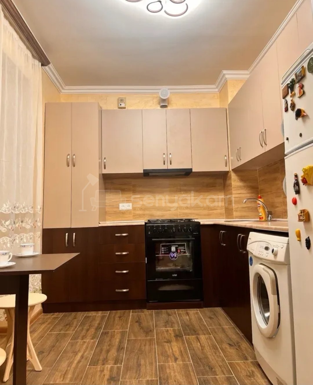 2 Սենյականոց Բնակարան Քարե Շենքում, 53քմ, 3/5 հարկ, Կապիտալ Վերանորոգված, Կահավորված