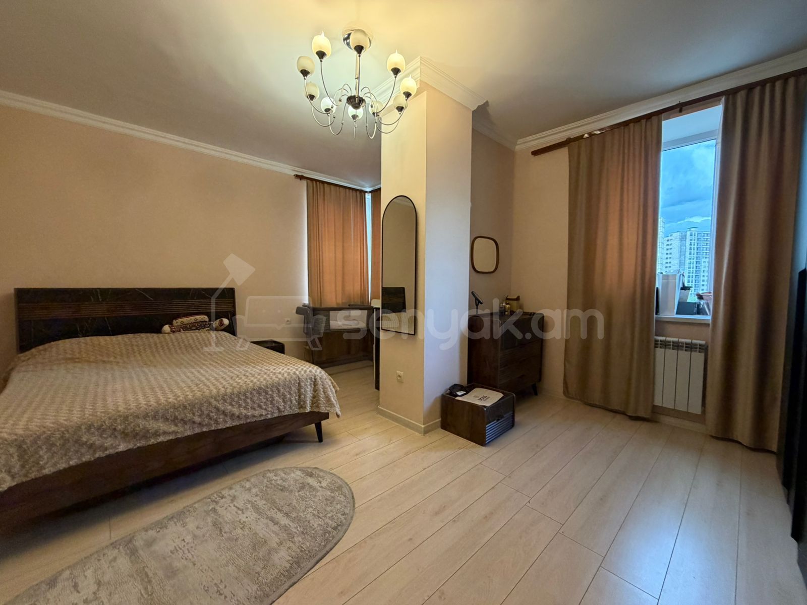 3 Սենյականոց Բնակարան Նորակառույցում, 88քմ, 10/12 հարկ, Կապիտալ Վերանորոգված