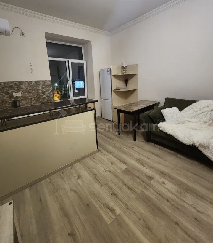 1 Սենյականոց Բնակարան Քարե Շենքում, 52քմ, 3/5 հարկ, Նորմալ Վիճակում, Կահավորված