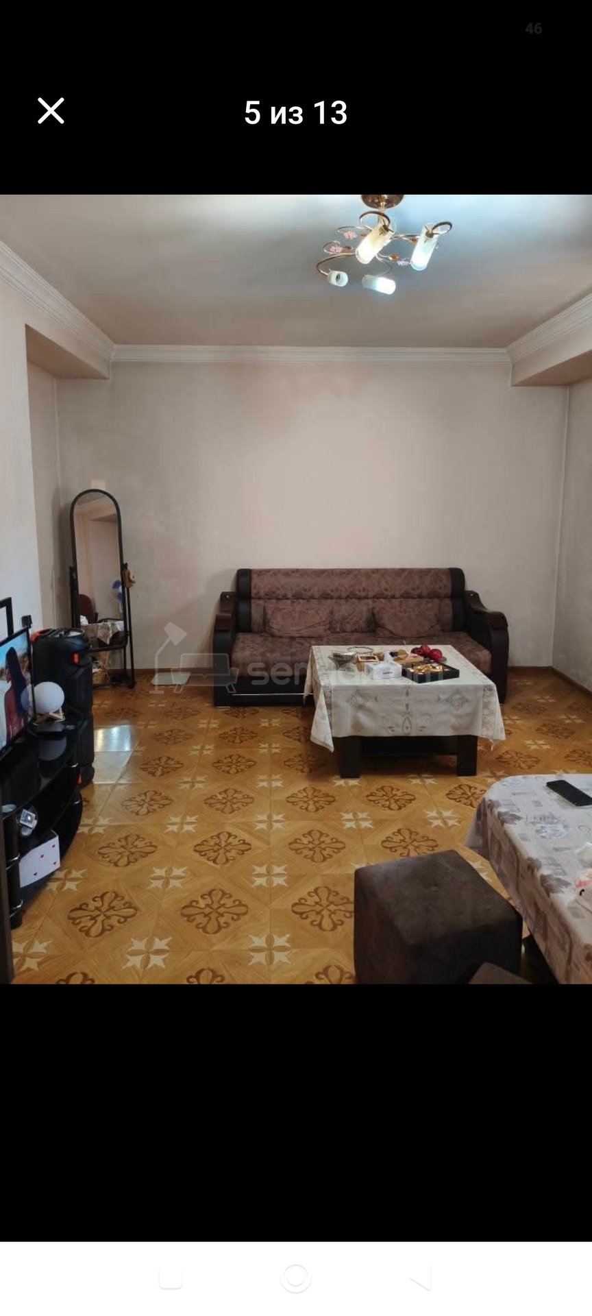 2 Սենյականոց Բնակարան Քարե Շենքում, 48քմ, 4/9 հարկ, Կապիտալ Վերանորոգված, Կահավորված, Արևկող