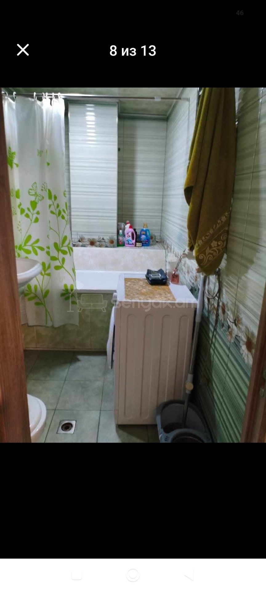 2 Սենյականոց Բնակարան Քարե Շենքում, 48քմ, 4/9 հարկ, Կապիտալ Վերանորոգված, Կահավորված, Արևկող