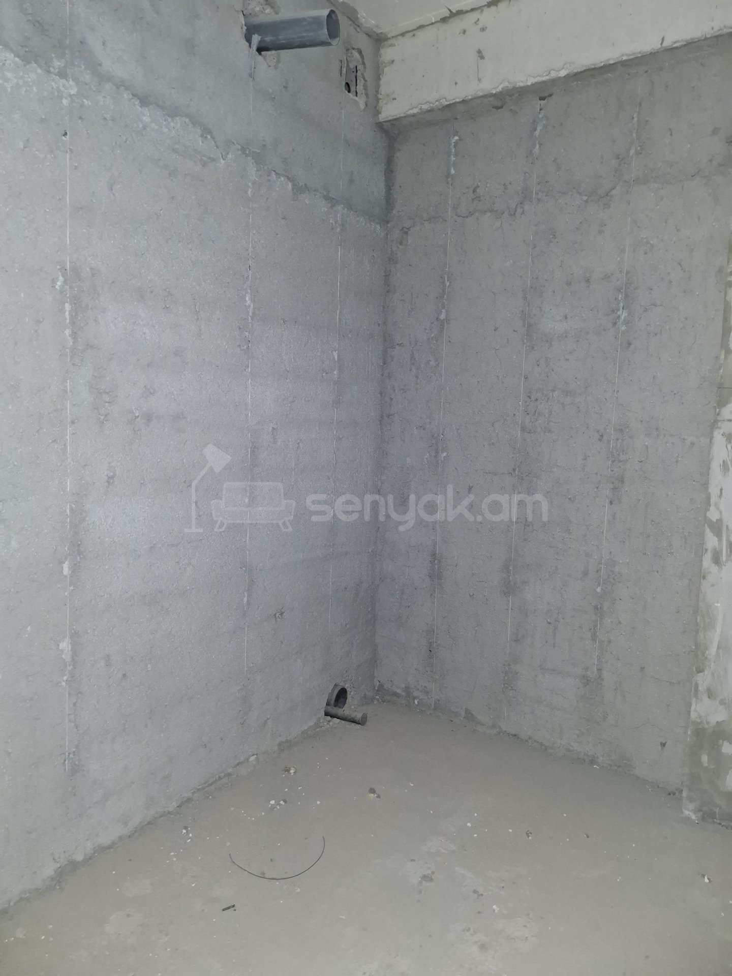2 Սենյականոց Բնակարան Նորակառույցում, 45քմ, 6/8 հարկ, Զրոյական Վիճակում