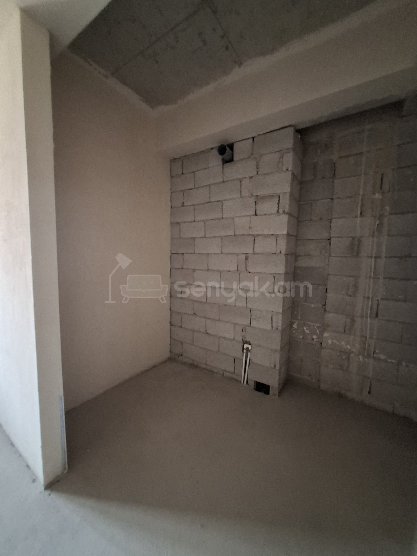 2 Սենյականոց Բնակարան Նորակառույցում, 45քմ, 6/8 հարկ, Զրոյական Վիճակում