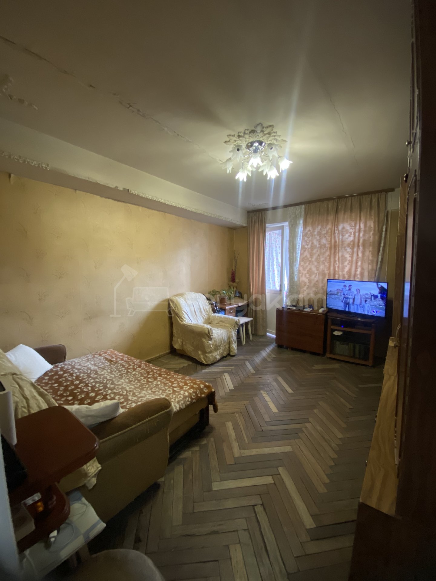 2 Սենյականոց Բնակարան, 43քմ, 5/9 հարկ, Կոսմետիկ Վերանորոգված