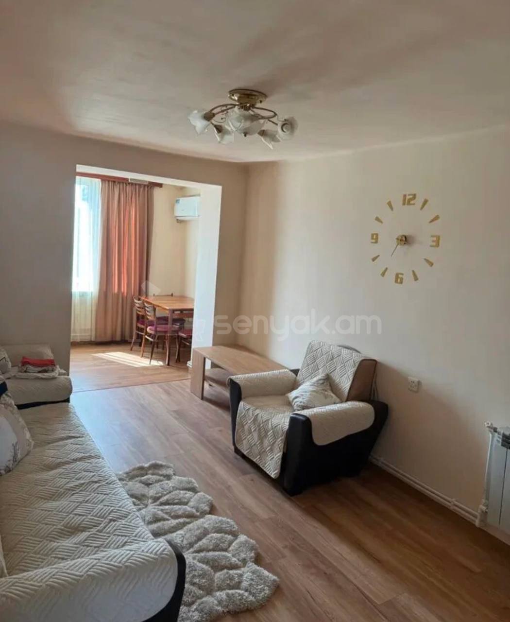 2 Սենյականոց Բնակարան Քարե Շենքում, 58քմ, 4/4 հարկ, Կոսմետիկ Վերանորոգված, Կահավորված