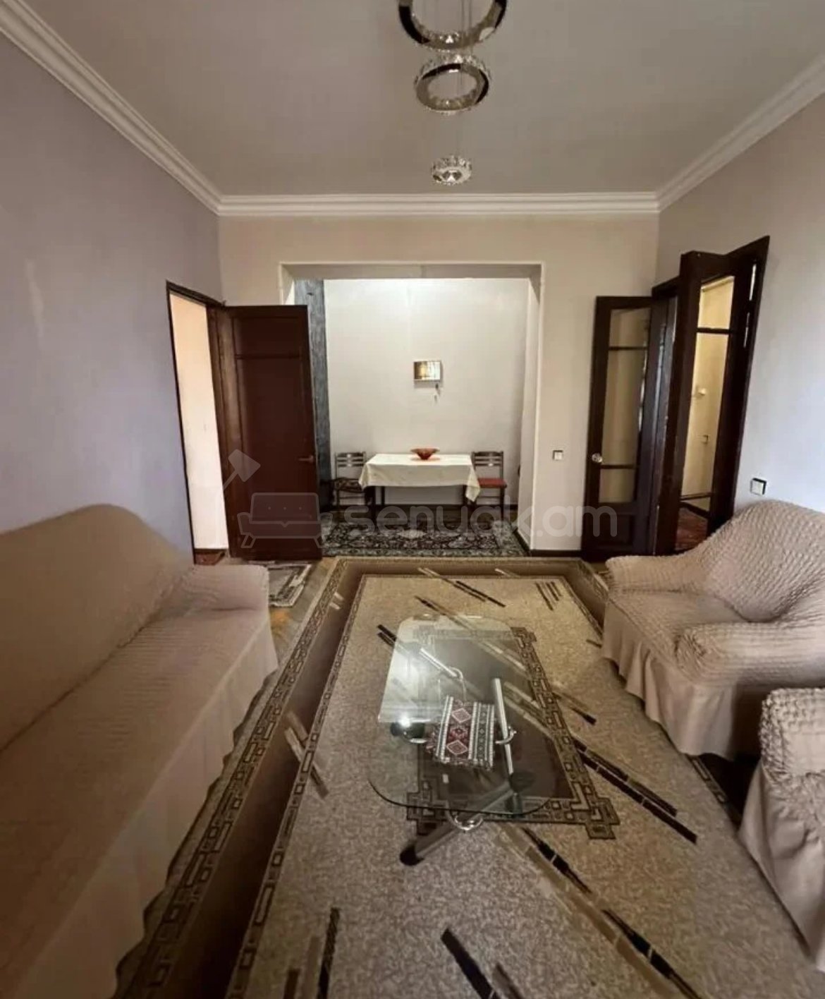2 Սենյականոց Բնակարան Քարե Շենքում, 53քմ, 3/4 հարկ, Կոսմետիկ Վերանորոգված, Կահավորված