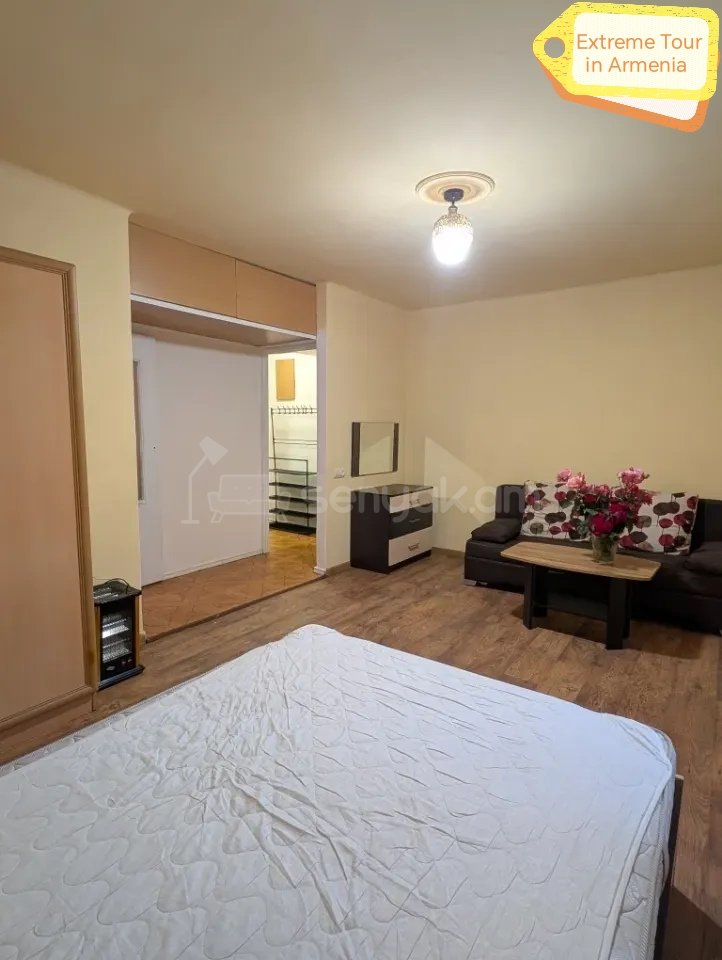 1 Սենյականոց Բնակարան Քարե Շենքում, 35քմ, 1/5 հարկ, Կապիտալ Վերանորոգված, Կահավորված, Արևկող