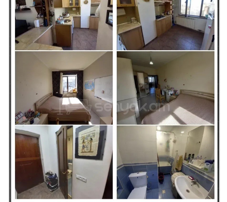 2 Սենյականոց Բնակարան Քարե Շենքում, 57քմ, 5/5 հարկ, Նորմալ Վիճակում