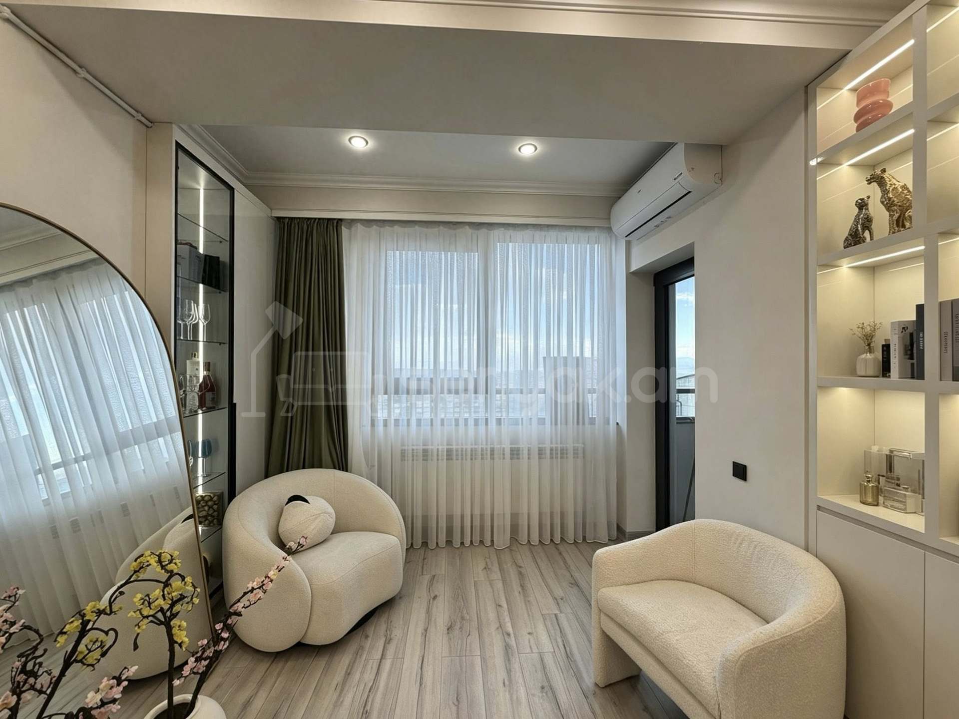 2 Սենյականոց Բնակարան Նորակառույցում, 69քմ, 7/18 հարկ, Դիզայներական Վերանորոգված