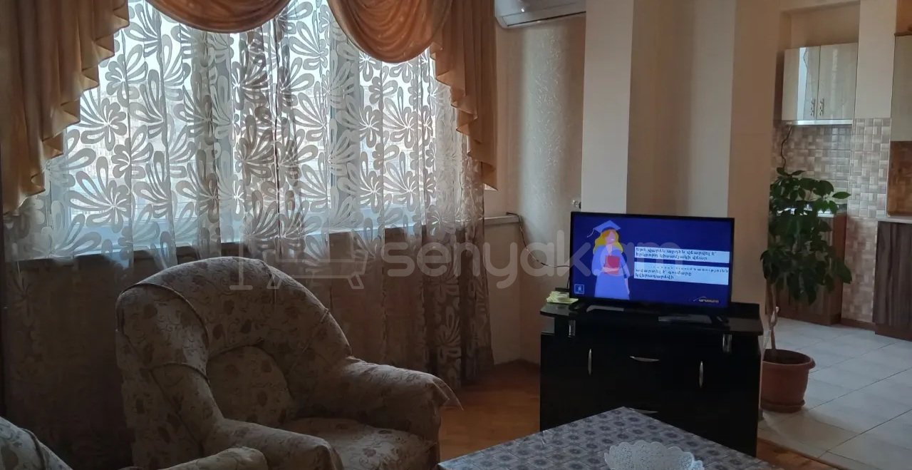2 Սենյականոց Բնակարան Քարե Շենքում, 50քմ, 9/9 հարկ, Կապիտալ Վերանորոգված, Կահավորված