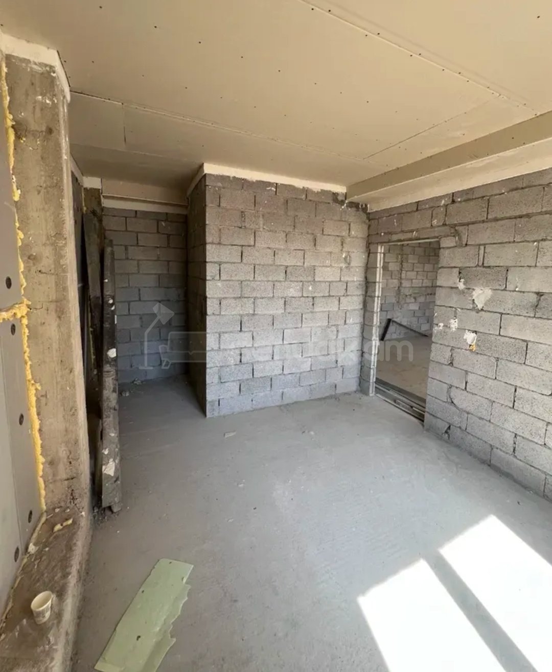 2 Սենյականոց Բնակարան Նորակառույցում, 55քմ, 3/4 հարկ, Զրոյական Վիճակում