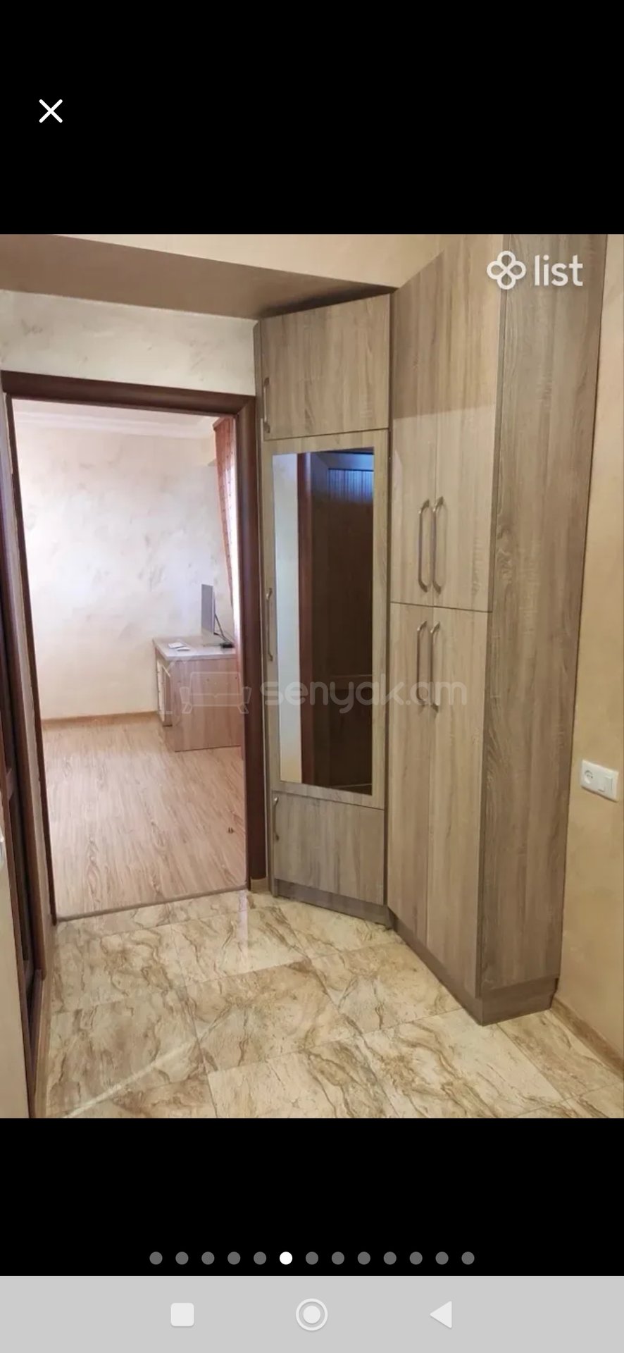 2 Սենյականոց Բնակարան, 61քմ, 1/13 հարկ, Կապիտալ Վերանորոգված