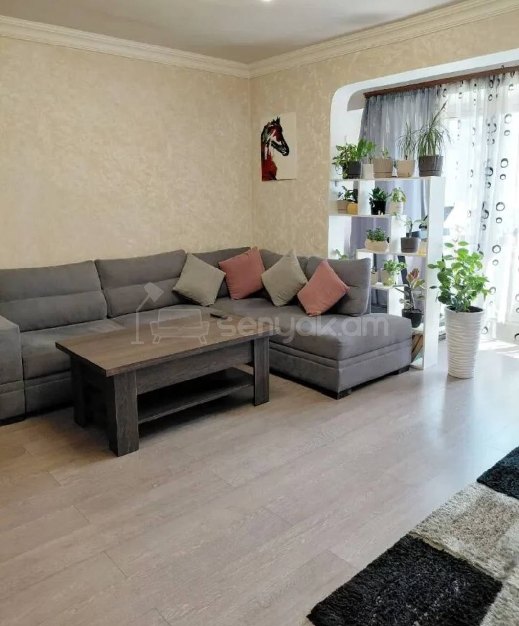 3 Սենյականոց Բնակարան, 71քմ, 8/9 հարկ, Կապիտալ Վերանորոգված