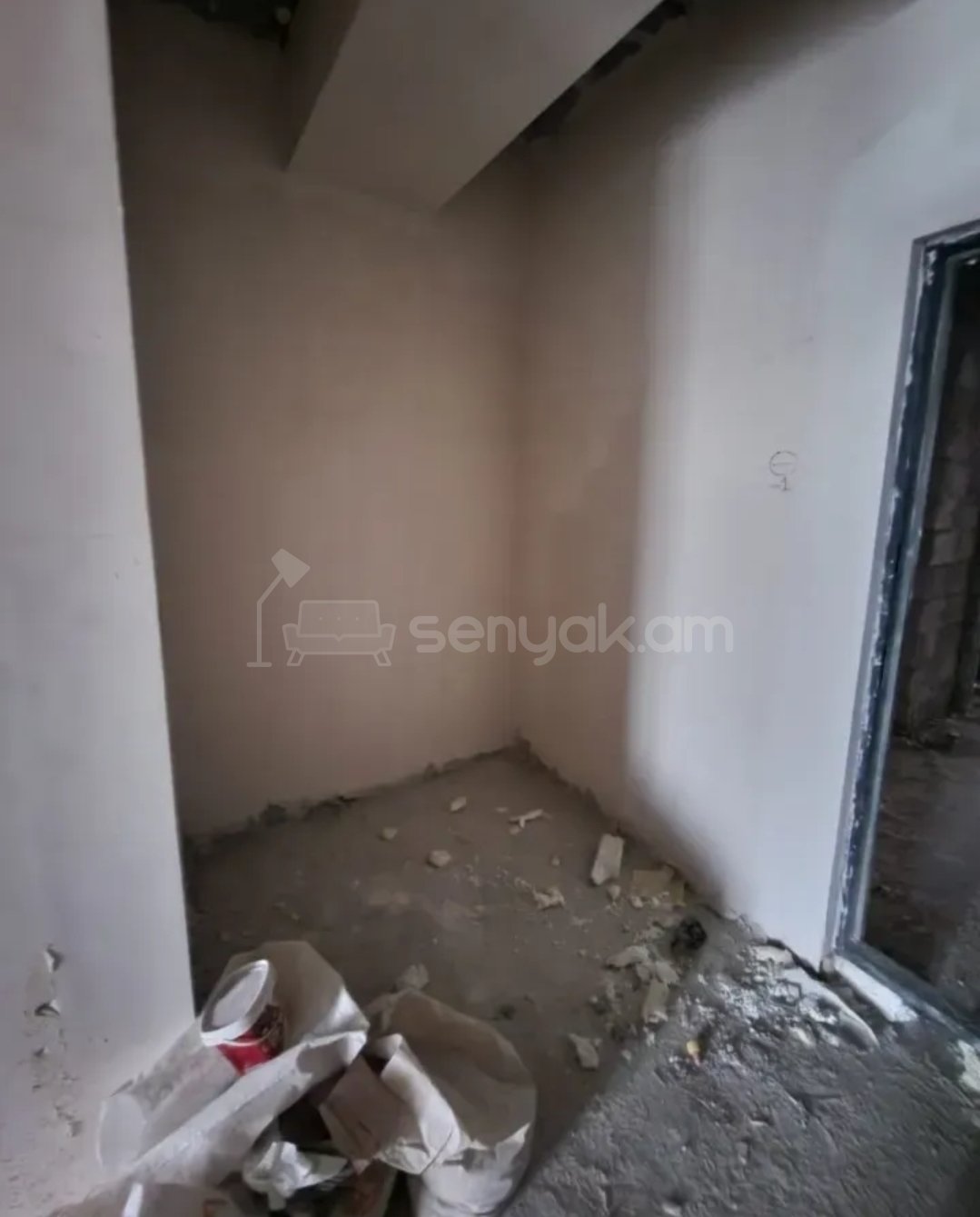 2 Սենյականոց Բնակարան Նորակառույցում, 58քմ, 3/16 հարկ, Զրոյական Վիճակում