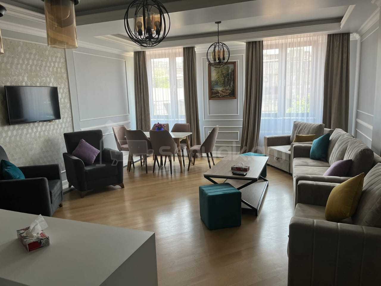 3 Սենյականոց Բնակարան Նորակառույցում, 90քմ, 4/22 հարկ, Կապիտալ Վերանորոգված, Կահավորված