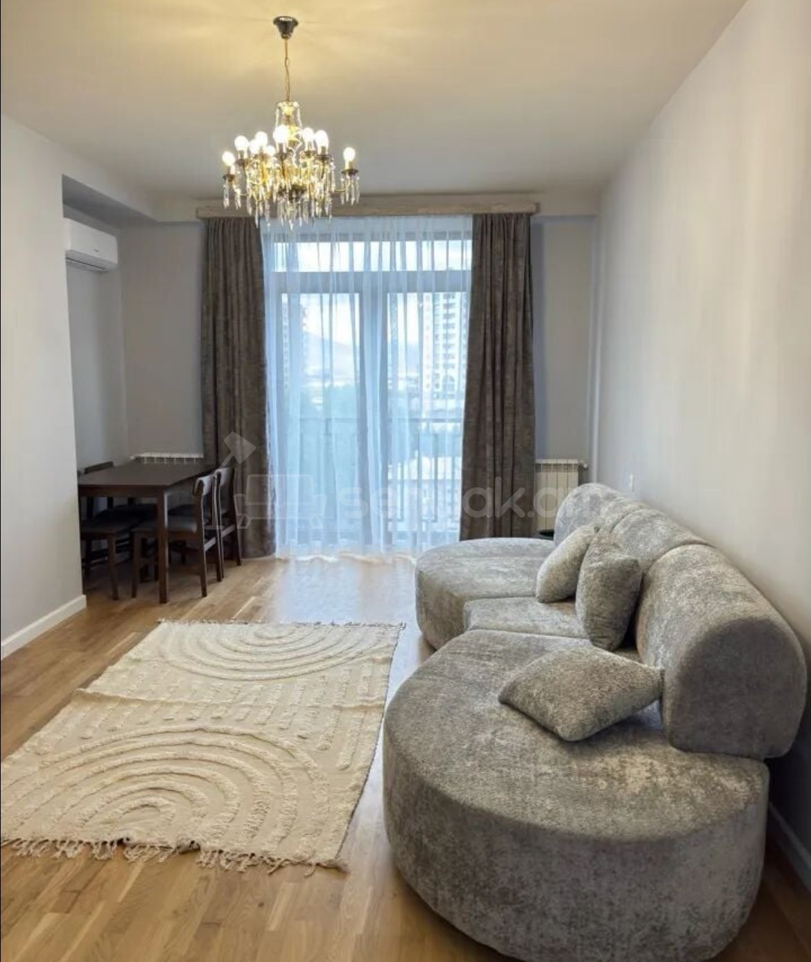 2 Սենյականոց Բնակարան Նորակառույցում, 59քմ, 9/13 հարկ, Կապիտալ Վերանորոգված, Կահավորված