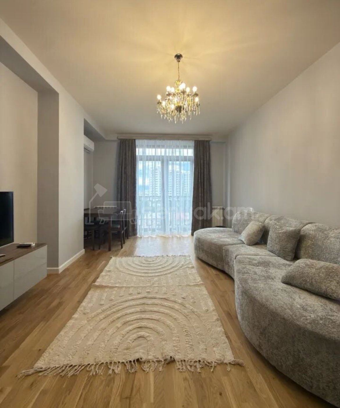 2 Սենյականոց Բնակարան Նորակառույցում, 59քմ, 9/13 հարկ, Կապիտալ Վերանորոգված, Կահավորված