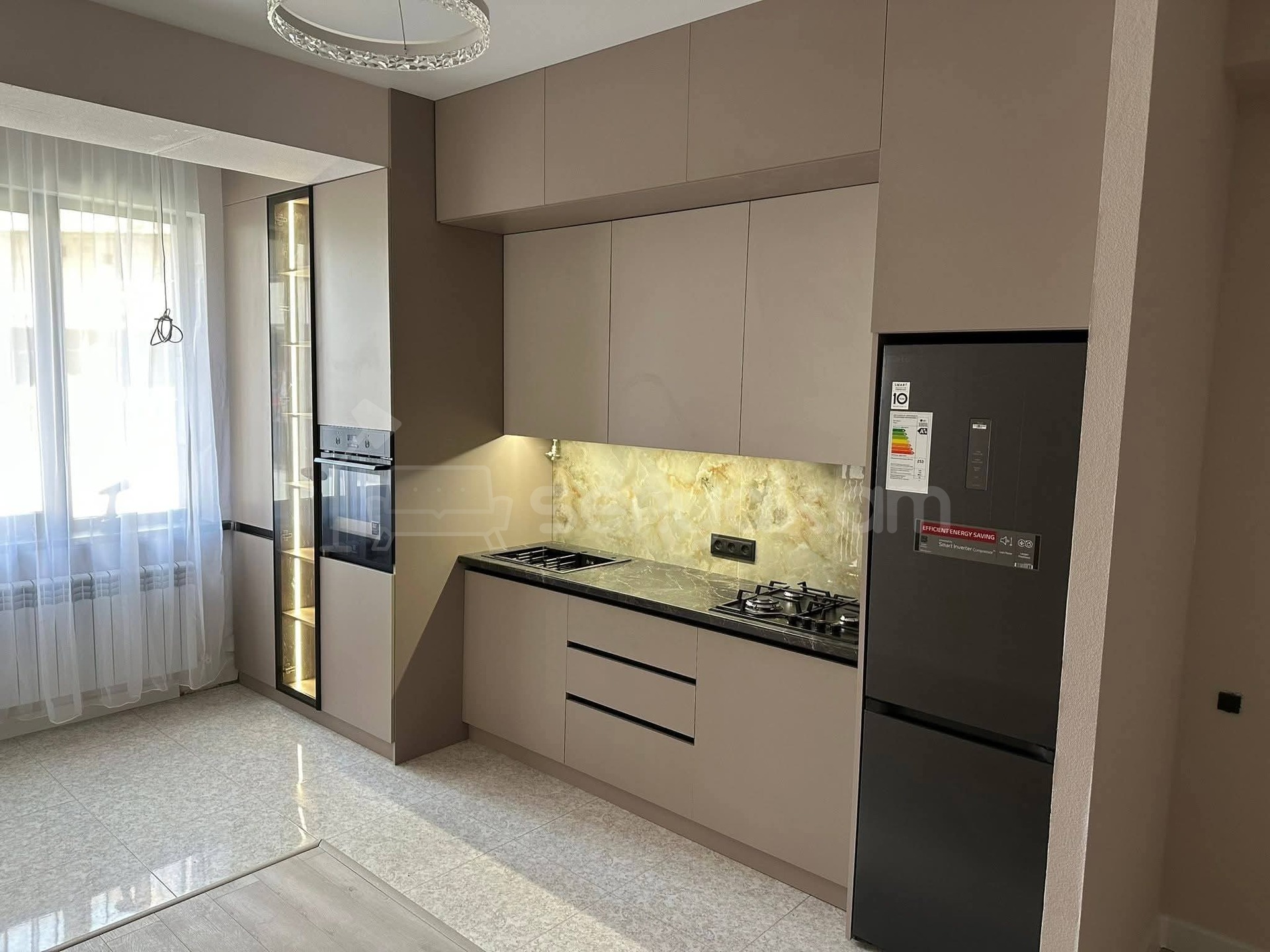 3 Սենյականոց Բնակարան Նորակառույցում, 58քմ, 3/12 հարկ, Դիզայներական Վերանորոգված