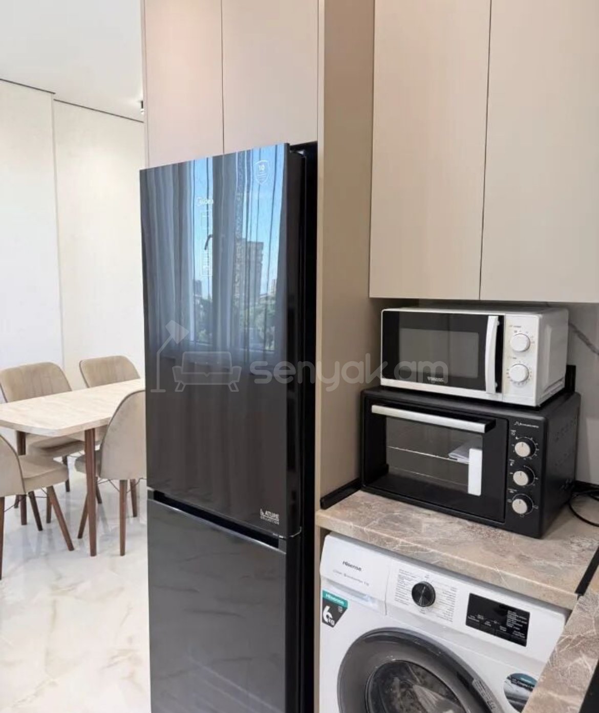 2 Սենյականոց Բնակարան Նորակառույցում, 51քմ, 10/10 հարկ, Դիզայներական Վերանորոգված, Կահավորված