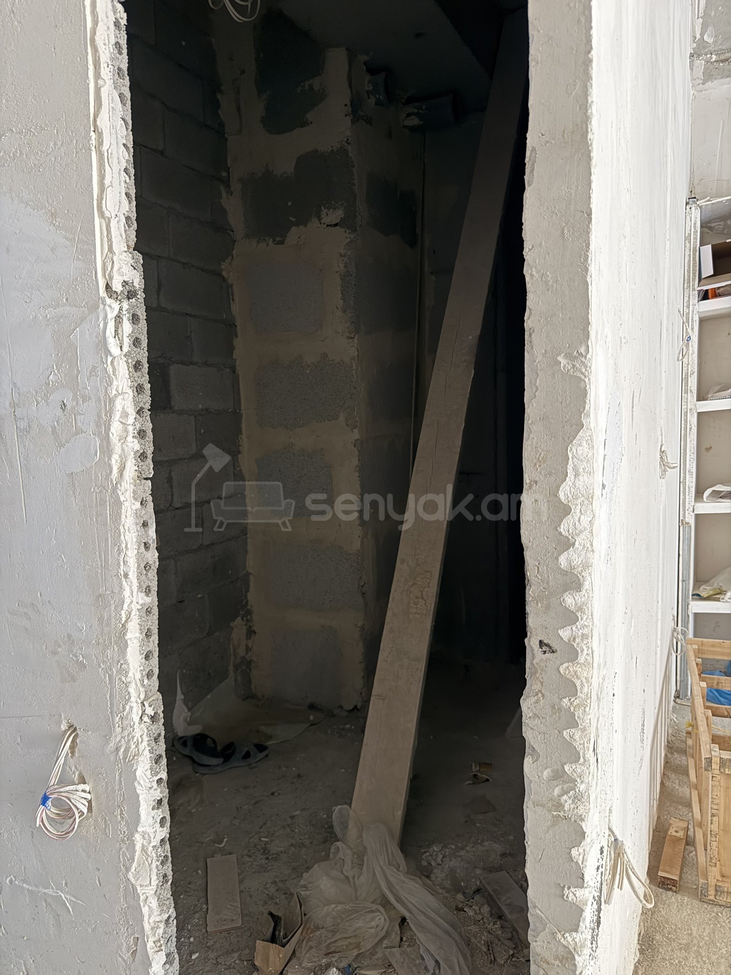 2 Սենյականոց Բնակարան Նորակառույցում, 45քմ, 2/4 հարկ, Զրոյական Վիճակում