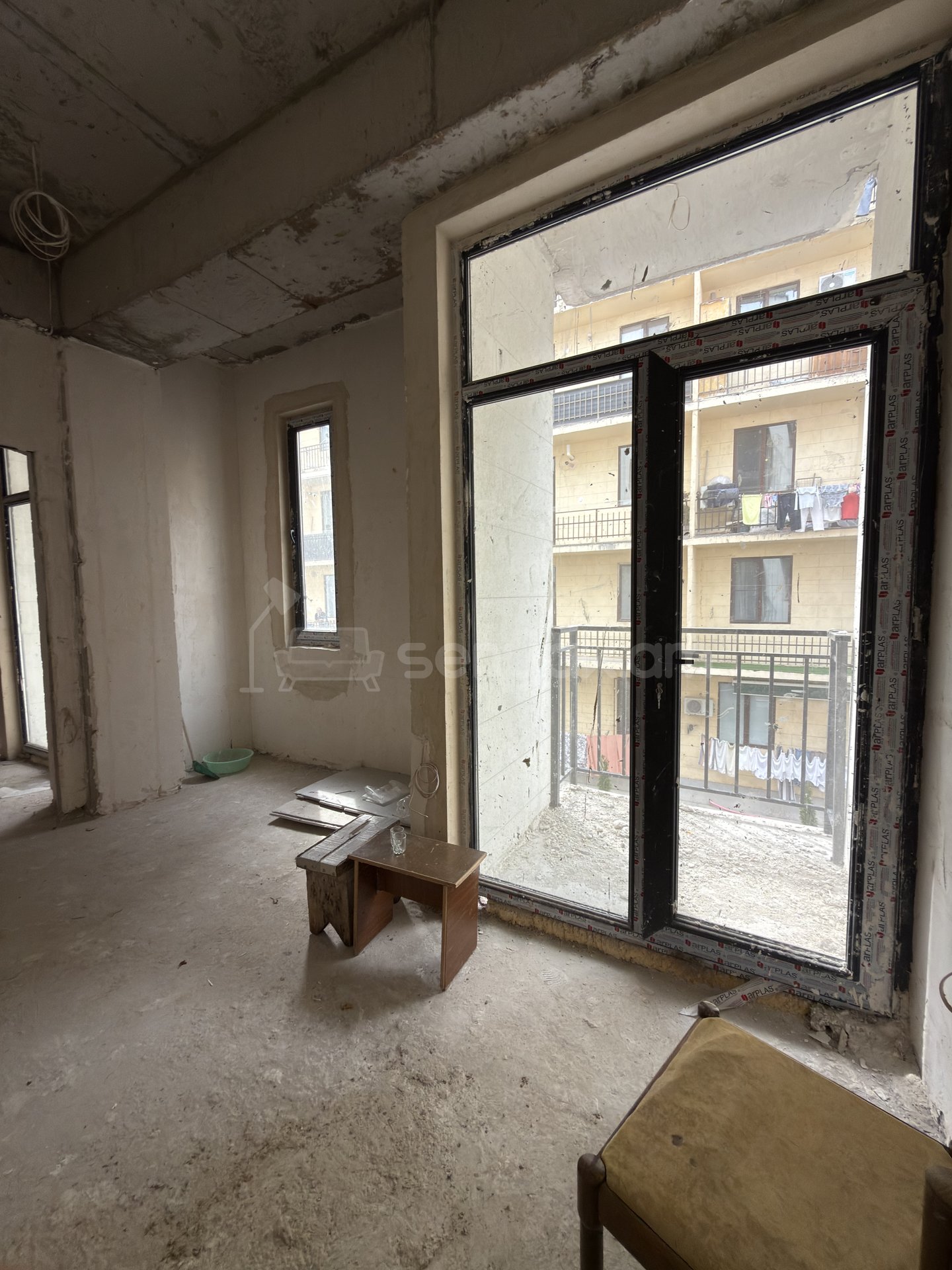 2 Սենյականոց Բնակարան Նորակառույցում, 45քմ, 2/4 հարկ, Զրոյական Վիճակում