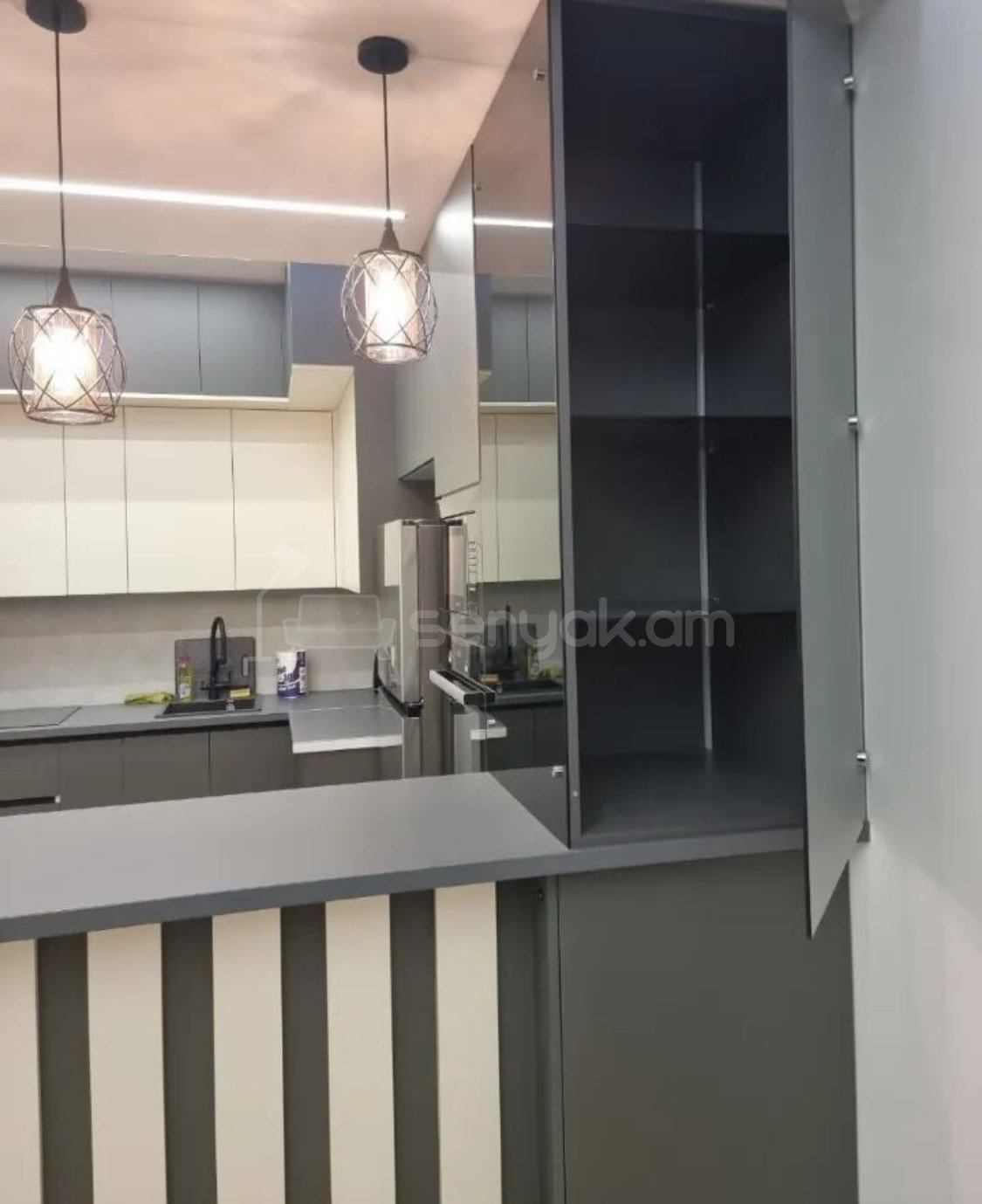2 Սենյականոց Բնակարան Նորակառույցում, 64քմ, 9/15 հարկ, Դիզայներական Վերանորոգված, Կահավորված