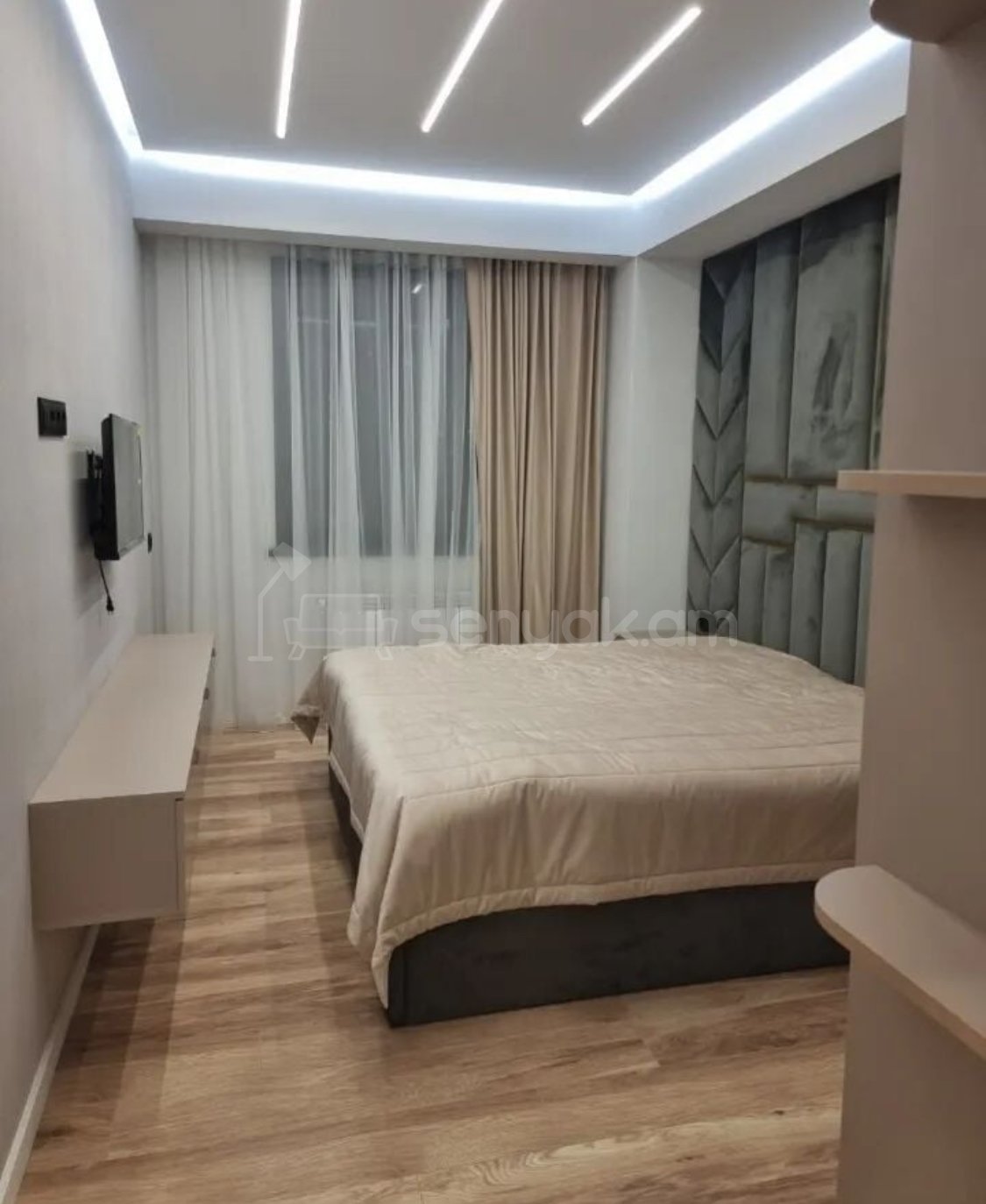 2 Սենյականոց Բնակարան Նորակառույցում, 64քմ, 9/15 հարկ, Դիզայներական Վերանորոգված, Կահավորված