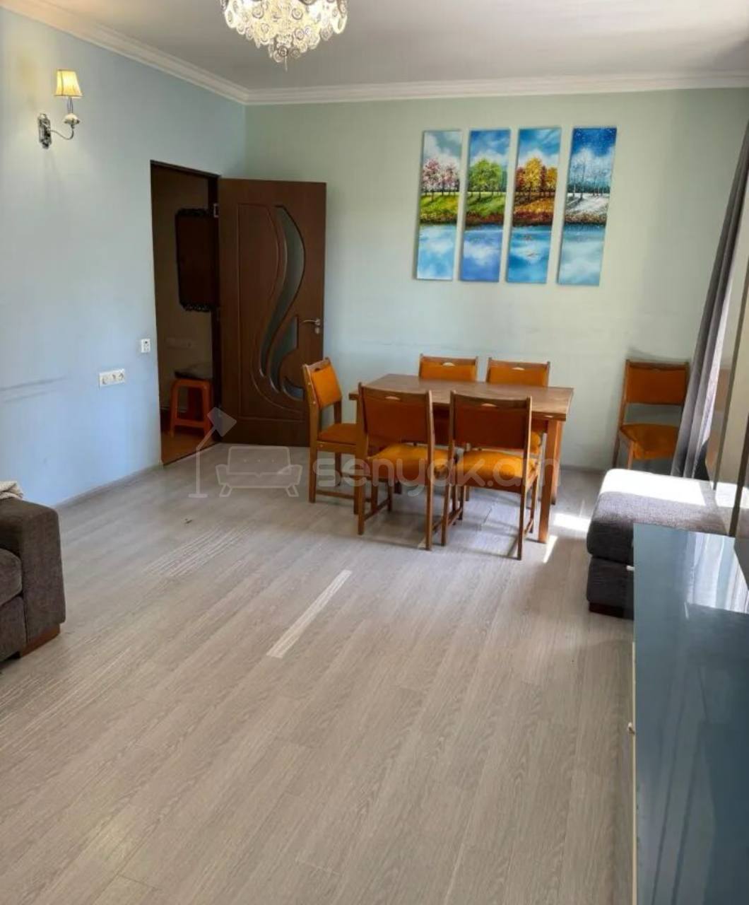 2 Սենյականոց Բնակարան, 65քմ, 3/9 հարկ, Կոսմետիկ Վերանորոգված, Կահավորված