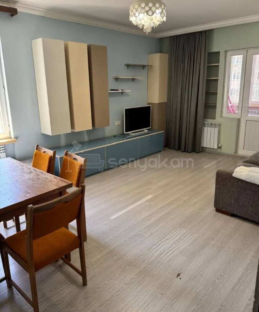 2 Սենյականոց Բնակարան, 65քմ, 3/9 հարկ, Կոսմետիկ Վերանորոգված, Կահավորված