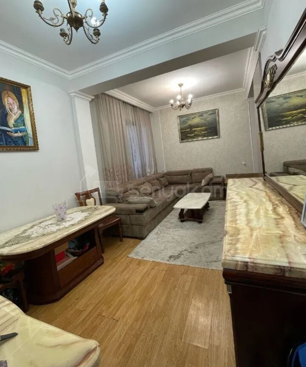 4 Սենյականոց Բնակարան Նորակառույց Քարե Շենքում, 77քմ, 2/4 հարկ, Կապիտալ Վերանորոգված