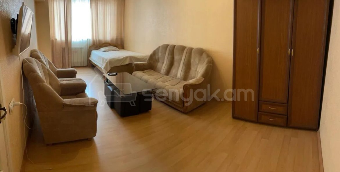 1 Սենյականոց Բնակարան, 47քմ, 6/9 հարկ, Կապիտալ Վերանորոգված, Կահավորված