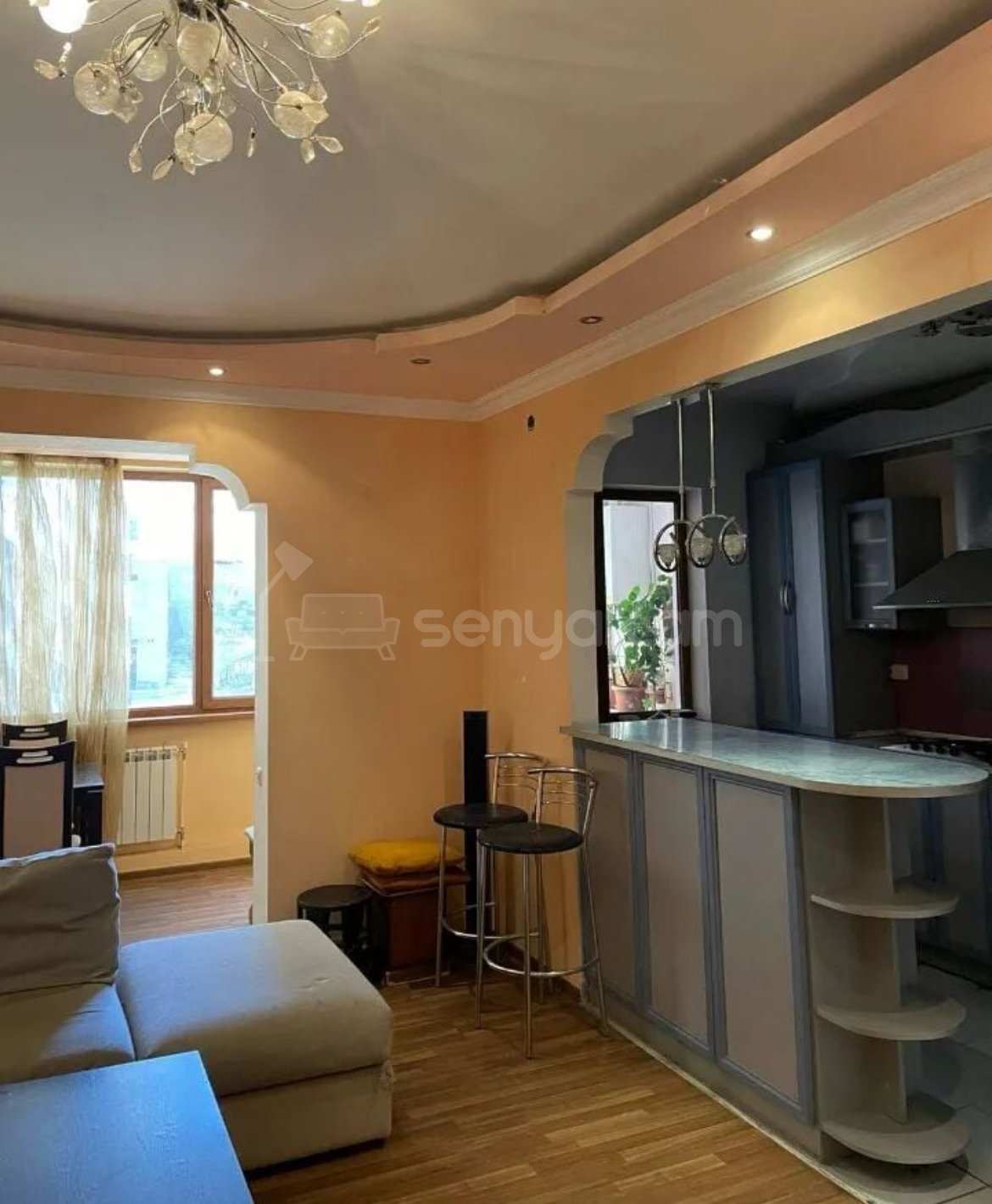 3 Սենյականոց Բնակարան Նորակառույցում, 81քմ, 2/11 հարկ, Կապիտալ Վերանորոգված, Կահավորված