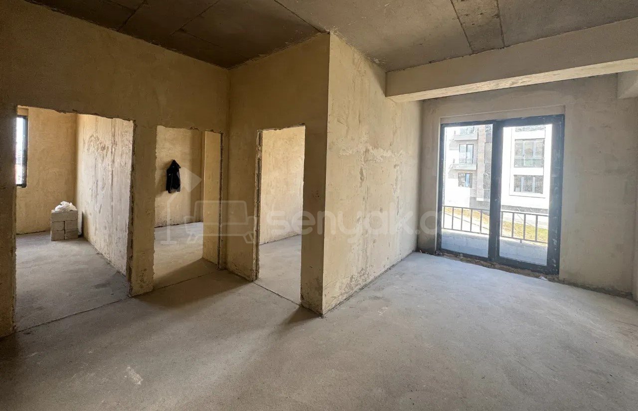 3 Սենյականոց Բնակարան Նորակառույցում, 72քմ, 2/4 հարկ, Զրոյական Վիճակում