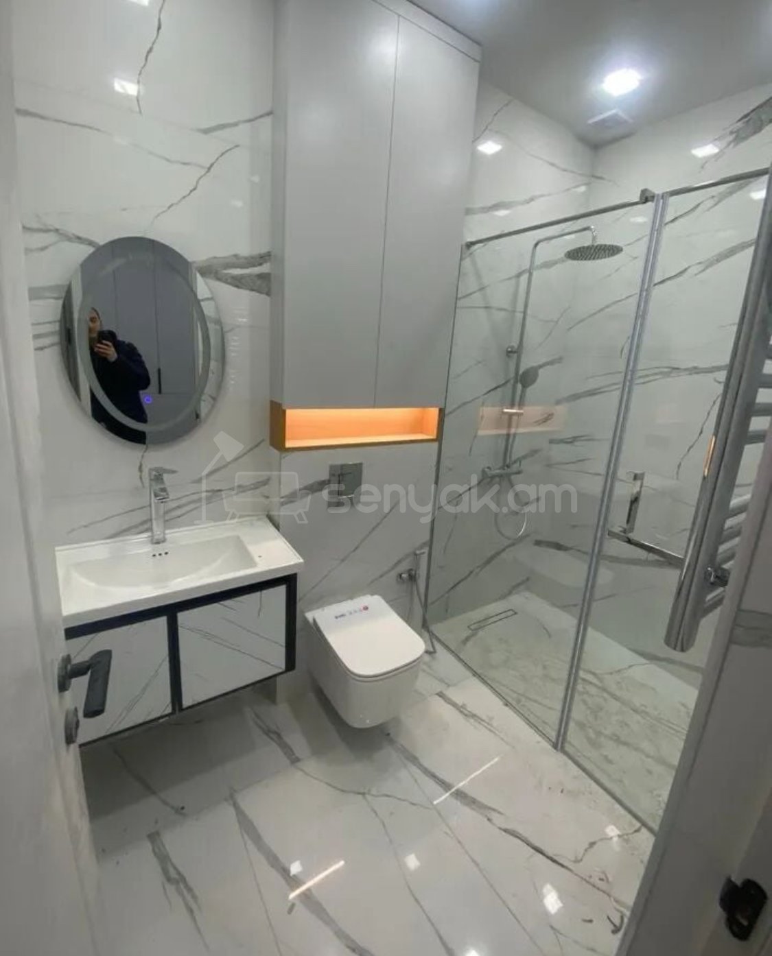 2 Սենյականոց Բնակարան Նորակառույցում, 53քմ, 7/16 հարկ, Կապիտալ Վերանորոգված