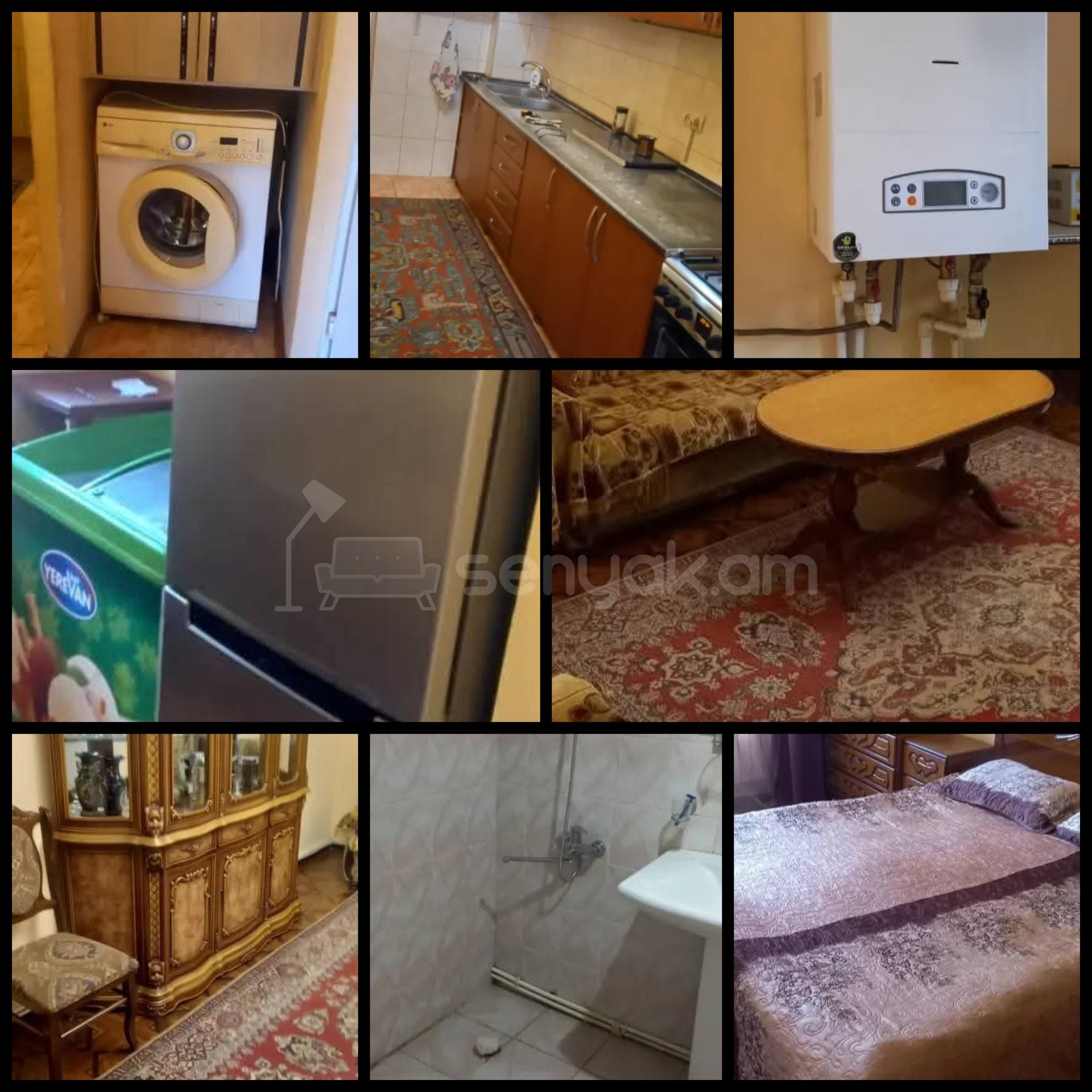 3 Սենյականոց Բնակարան, 80քմ, 1/9 հարկ, Նորմալ Վիճակում, Կահավորված