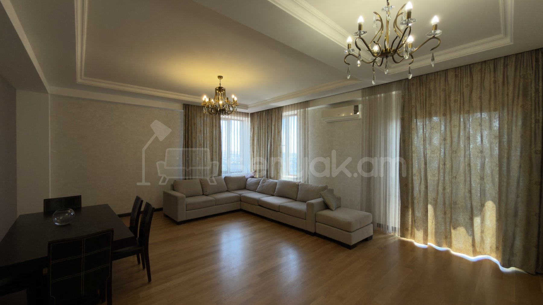 4 Սենյականոց Բնակարան Նորակառույցում, 145քմ, 14/14 հարկ, Դիզայներական Վերանորոգված