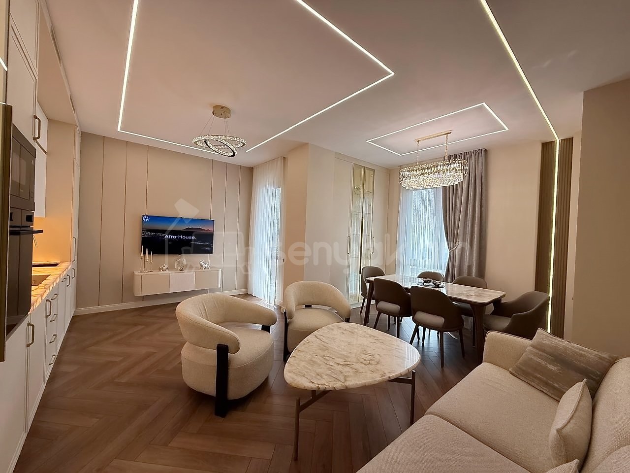 3 Սենյականոց Բնակարան Նորակառույցում, 71քմ, 10/15 հարկ, Դիզայներական Վերանորոգված