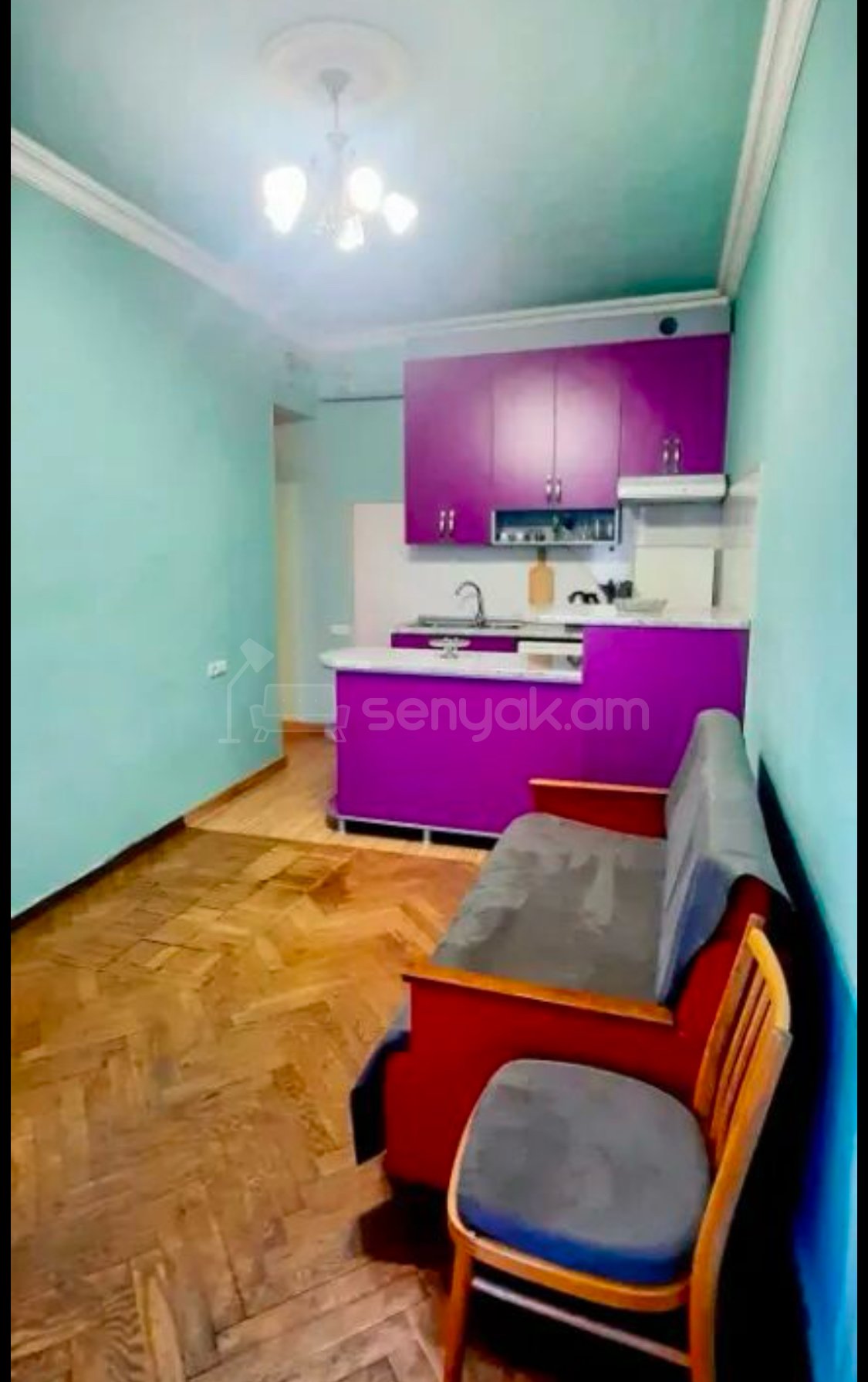 2 Սենյականոց Բնակարան Քարե Շենքում, 40քմ, 3/4 հարկ, Նորմալ Վիճակում, Կահավորված, Արևկող