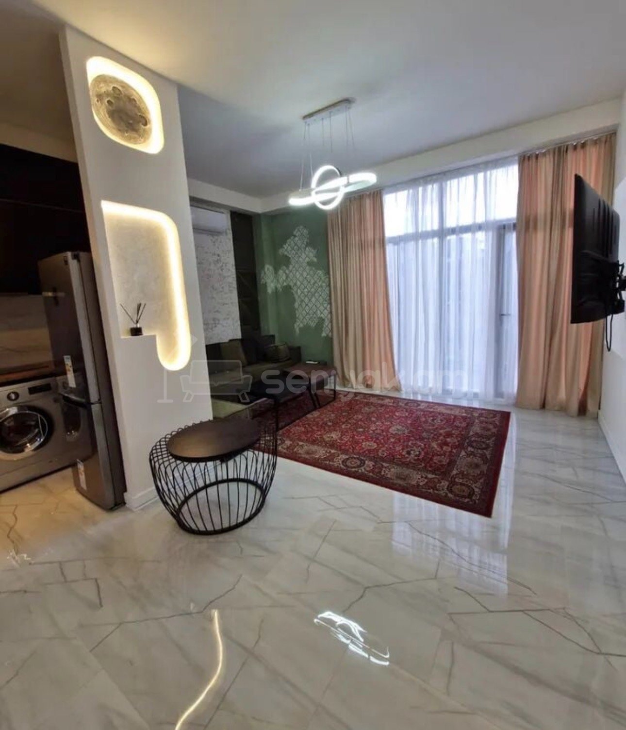 2 Սենյականոց Բնակարան Նորակառույցում, 45քմ, 2/4 հարկ, Դիզայներական Վերանորոգված