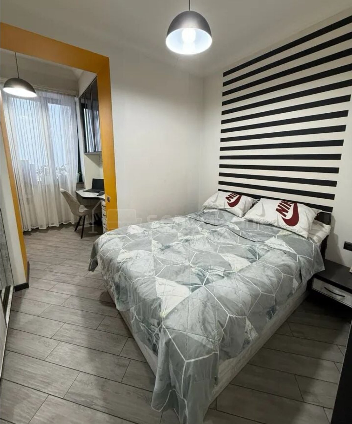 2 Սենյականոց Բնակարան Քարե Շենքում, 47քմ, 3/4 հարկ, Դիզայներական Վերանորոգված