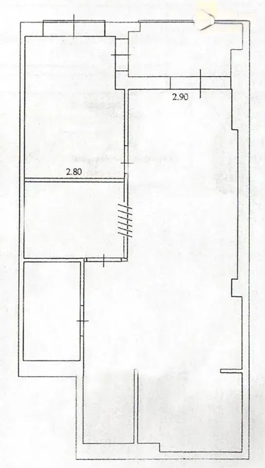 2 Սենյականոց Բնակարան Նորակառույցում, 63քմ, 7/14 հարկ, Զրոյական Վիճակում