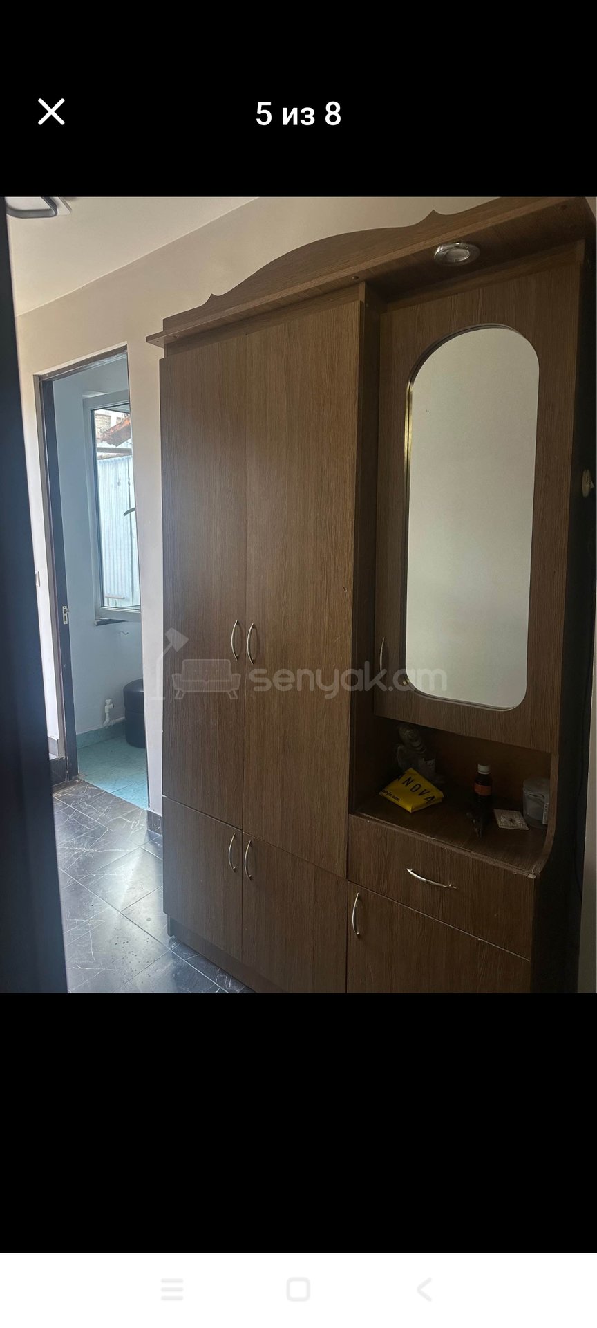 2 Սենյականոց Բնակարան Քարե Շենքում, 45քմ, 1/1 հարկ, Նորմալ Վիճակում, Կահավորված