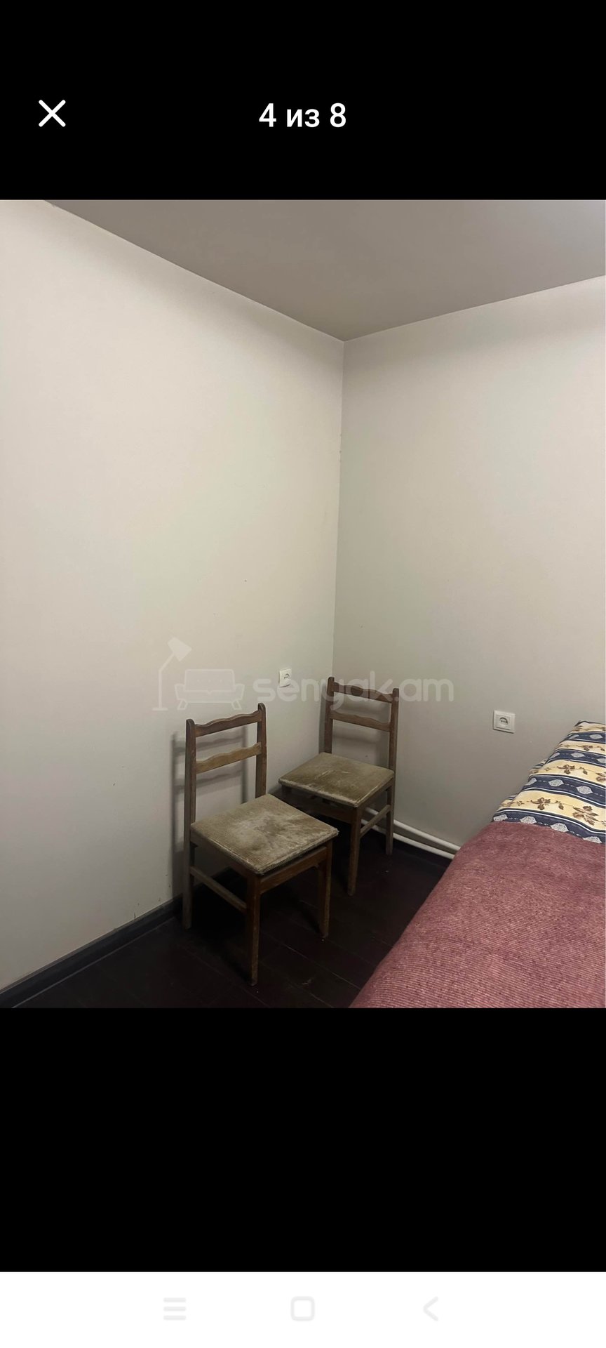2 Սենյականոց Բնակարան Քարե Շենքում, 45քմ, 1/1 հարկ, Նորմալ Վիճակում, Կահավորված