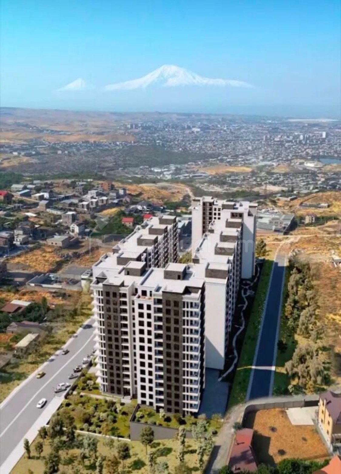 2 Սենյականոց Բնակարան Նորակառույցում, 46քմ, 11/14 հարկ, Զրոյական Վիճակում