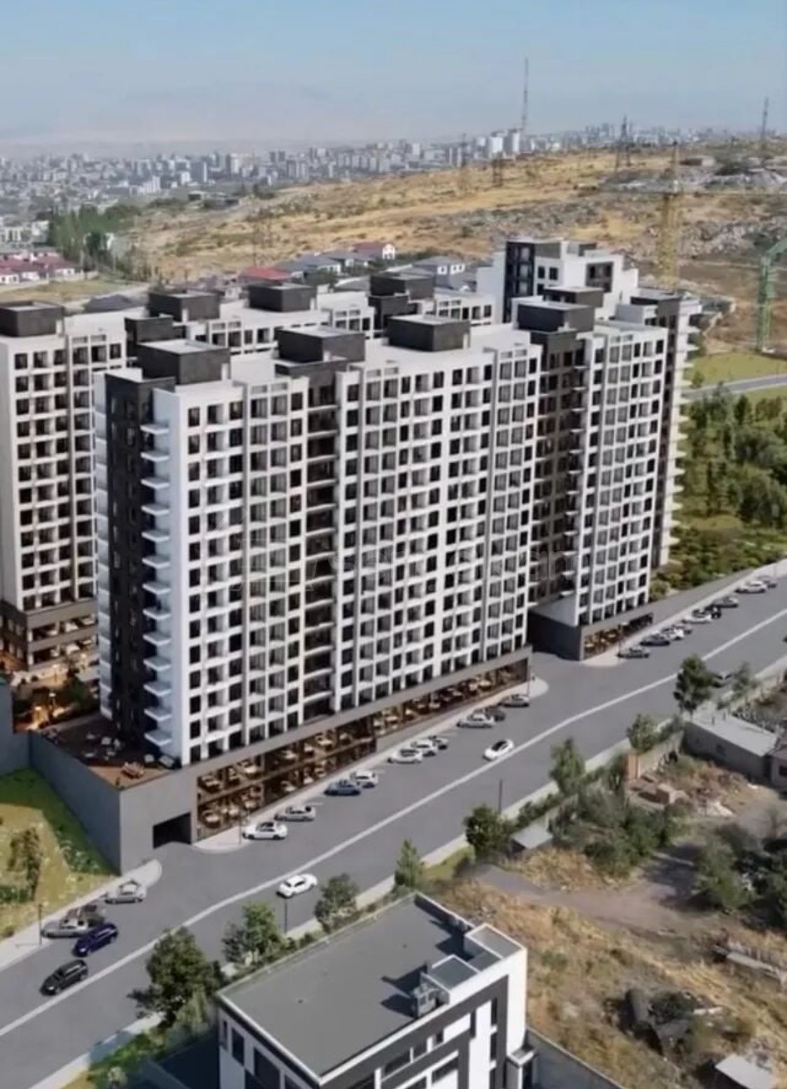 2 Սենյականոց Բնակարան Նորակառույցում, 46քմ, 11/14 հարկ, Զրոյական Վիճակում